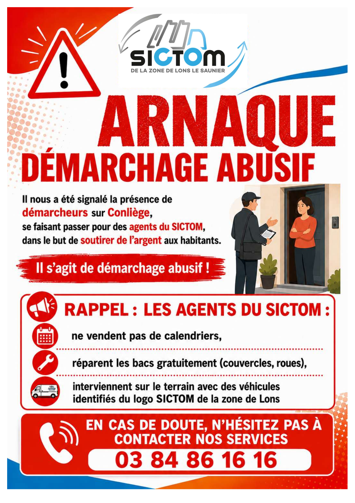 Arnaque Demarchage abusif Septembre 2026